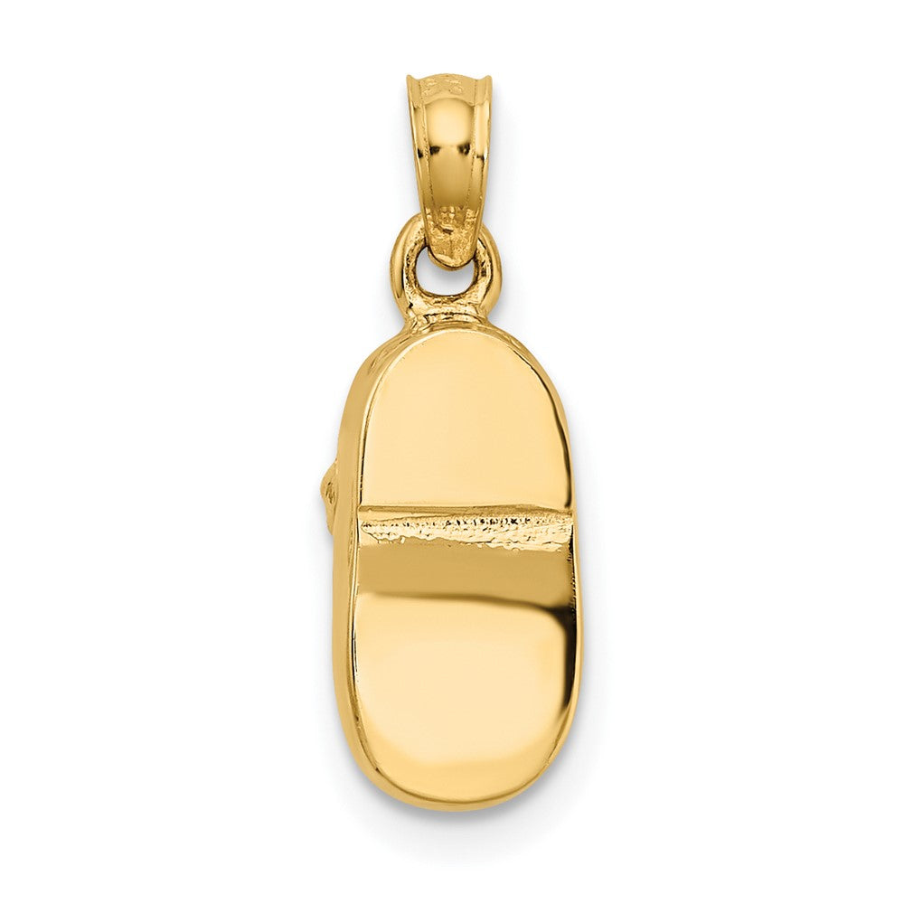 10k  3D Two-tone Shoe Charm