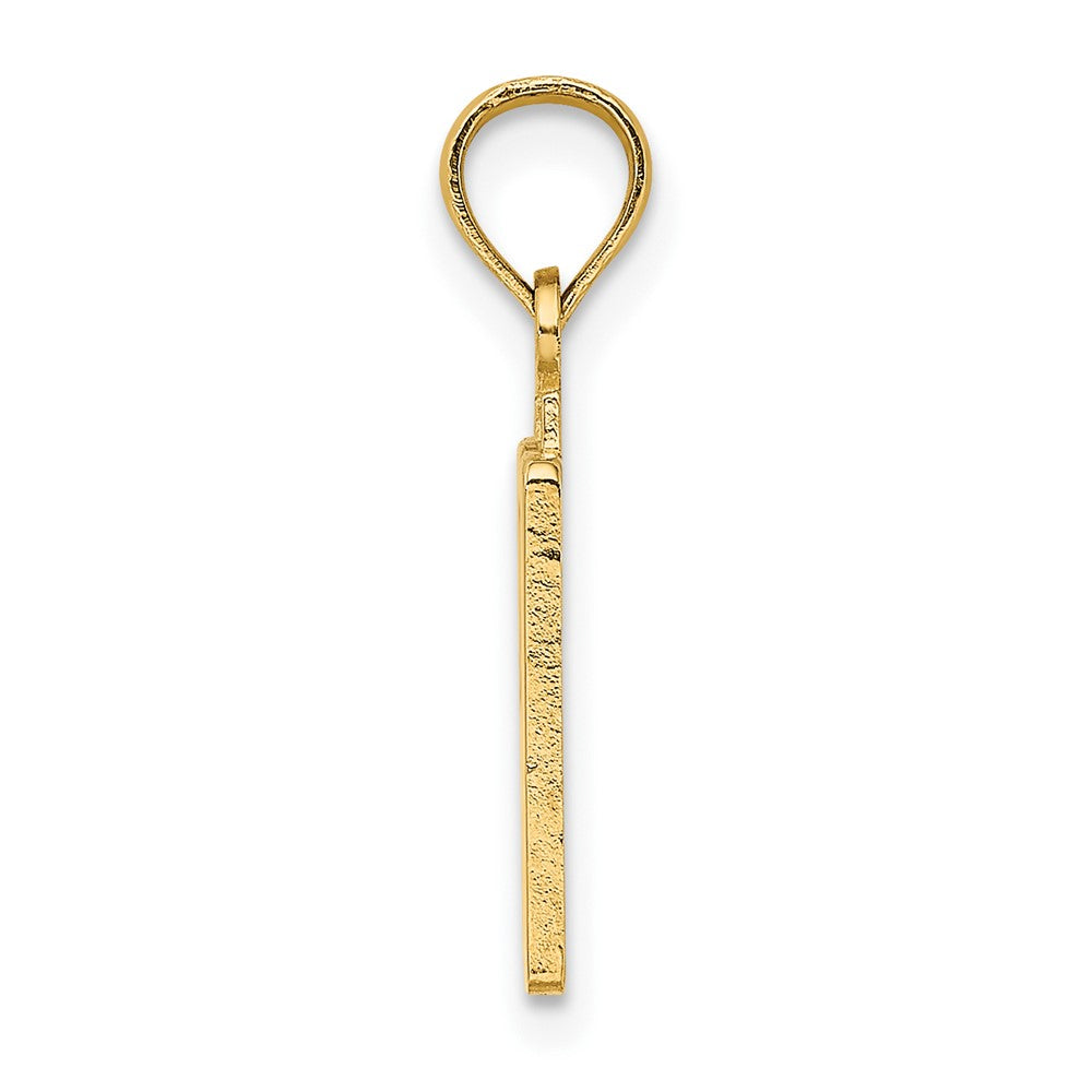 10K Number 50 Pendant