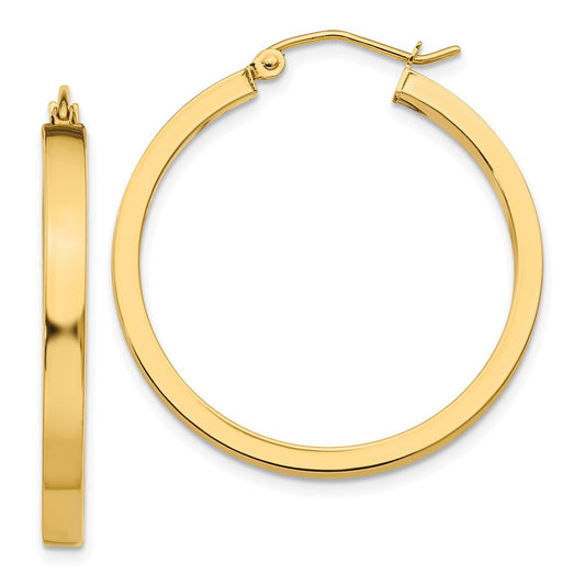 10k 2x3mm Square Tube Hoops
