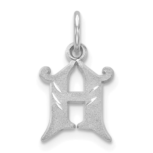 10KW Diamond-cut Initial H Charm