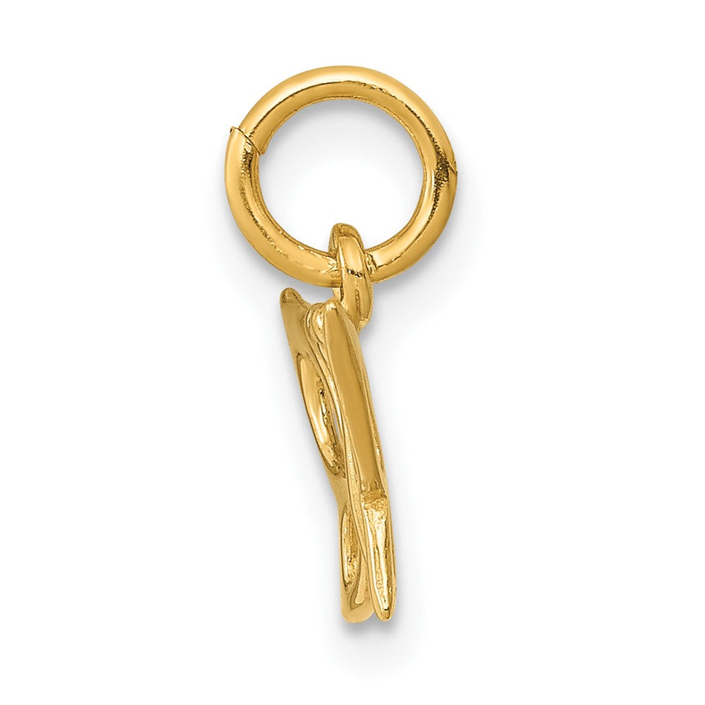 10k Butterfly Charm