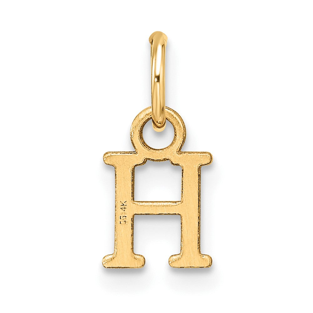 10ky Cutout Letter H Initial Charm