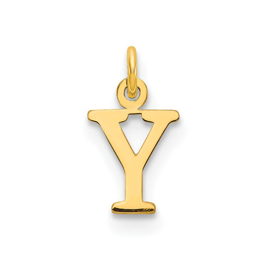 10ky Cutout Letter Y Initial Charm