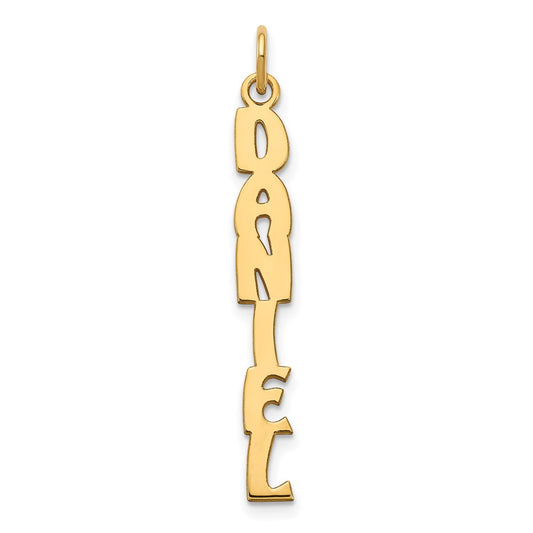 10k Yellow Gold Hobo Extra Font Name Plate Charm