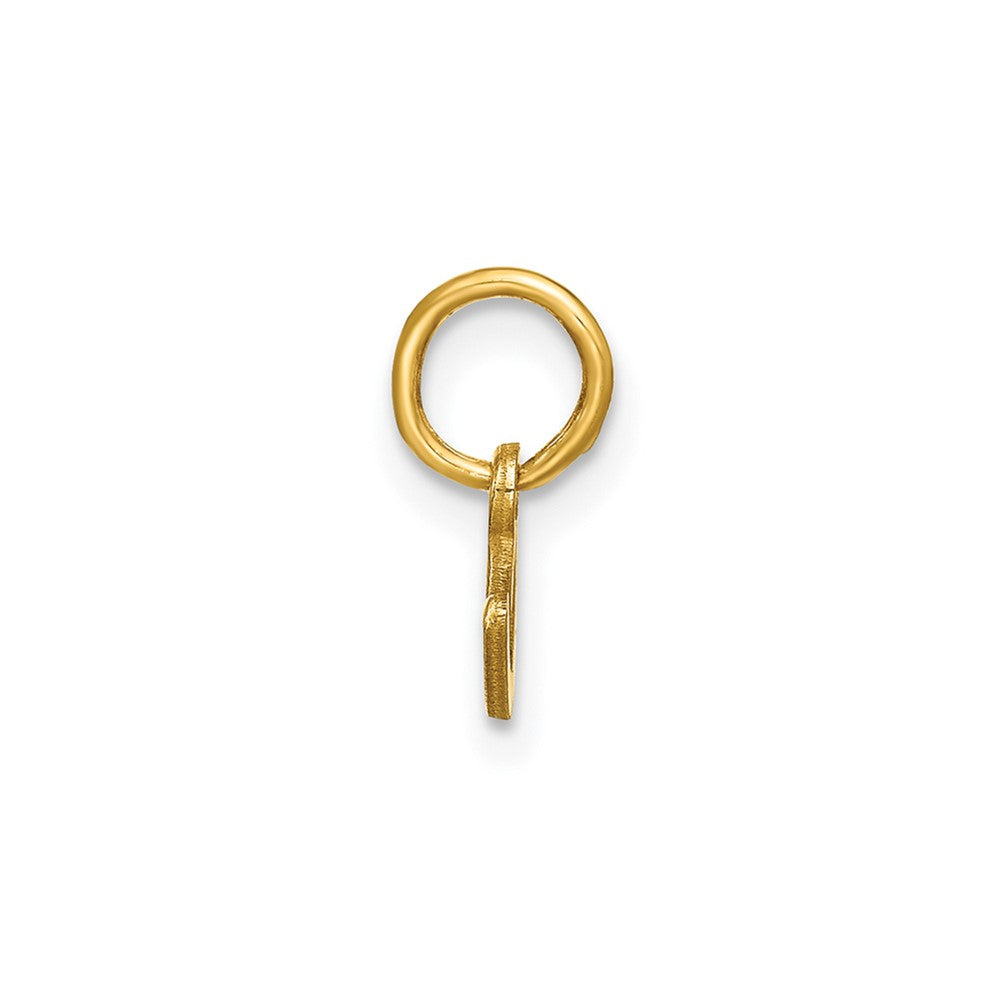 10KY Lower case Letter C Initial Charm
