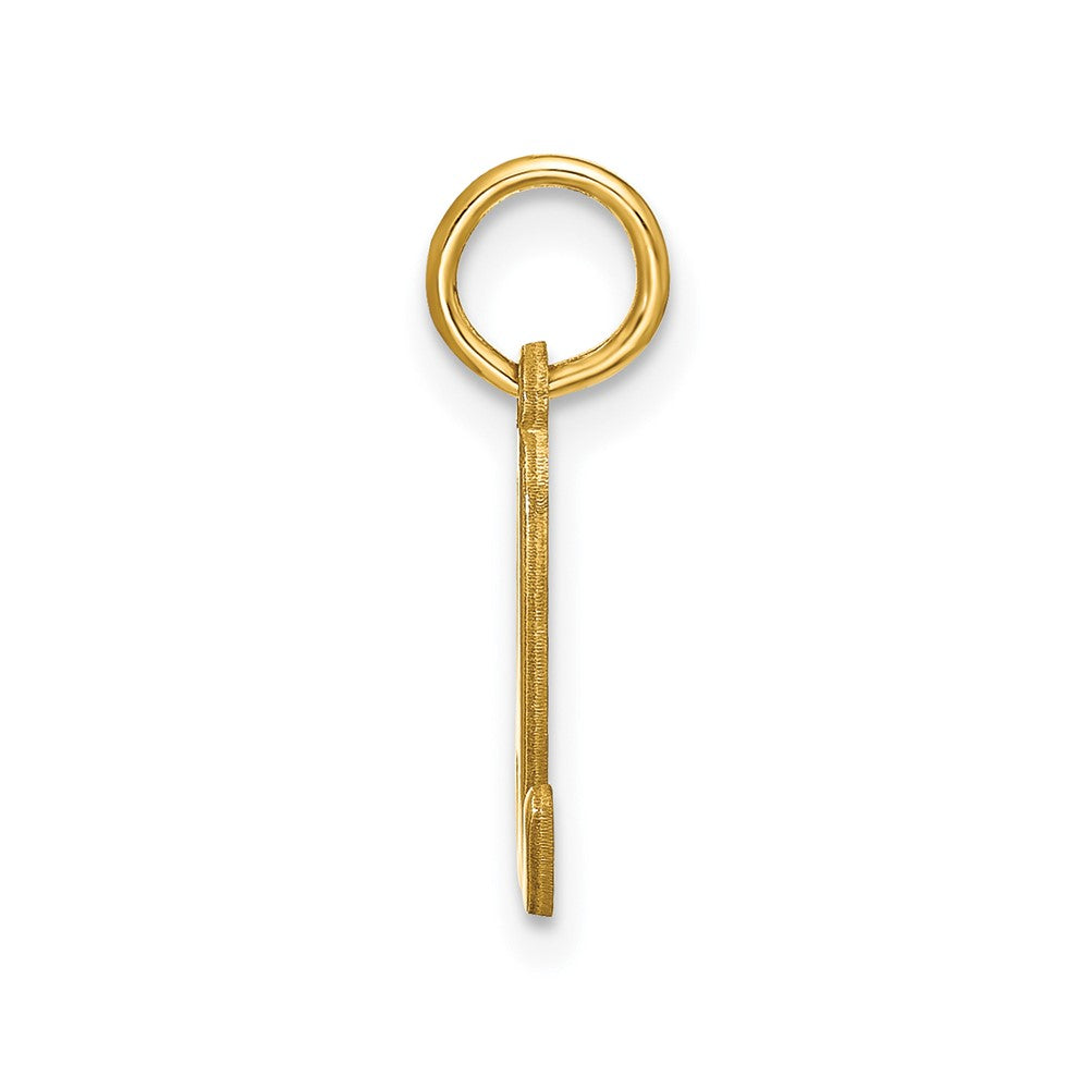 10KY Lower case Letter D Initial Charm