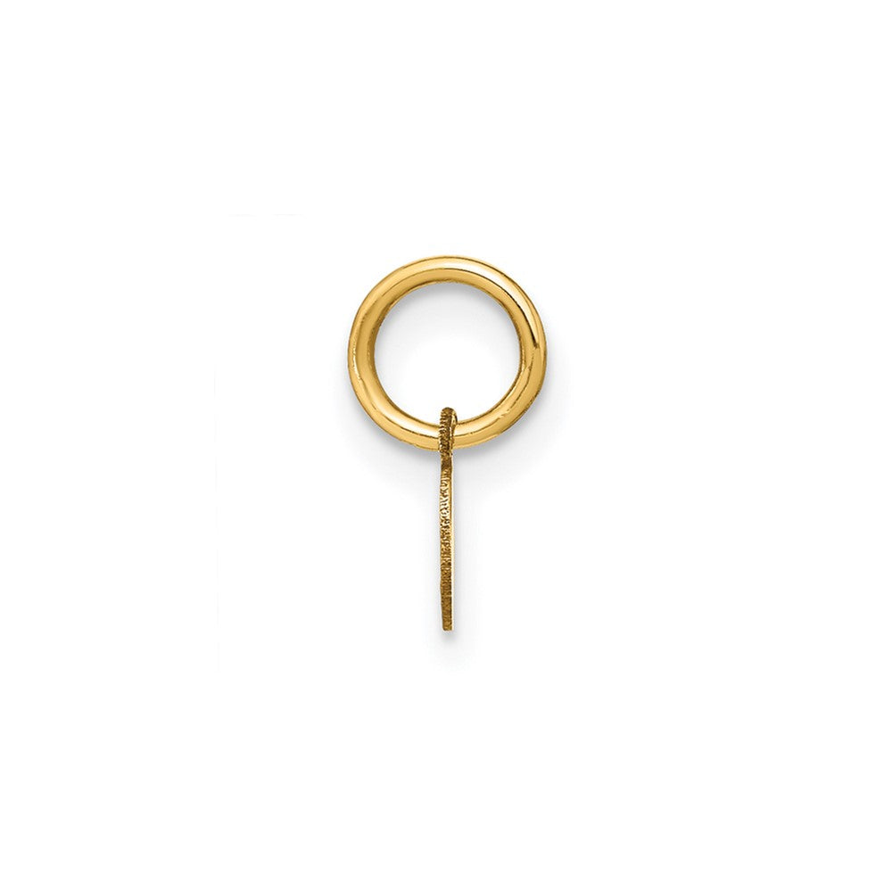 10KY Lower case Letter E Initial Charm