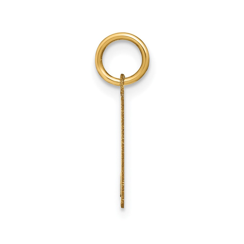 10KY Lower case Letter K Initial Charm
