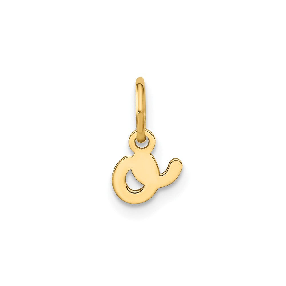 10KY Lower case Letter O Initial Charm