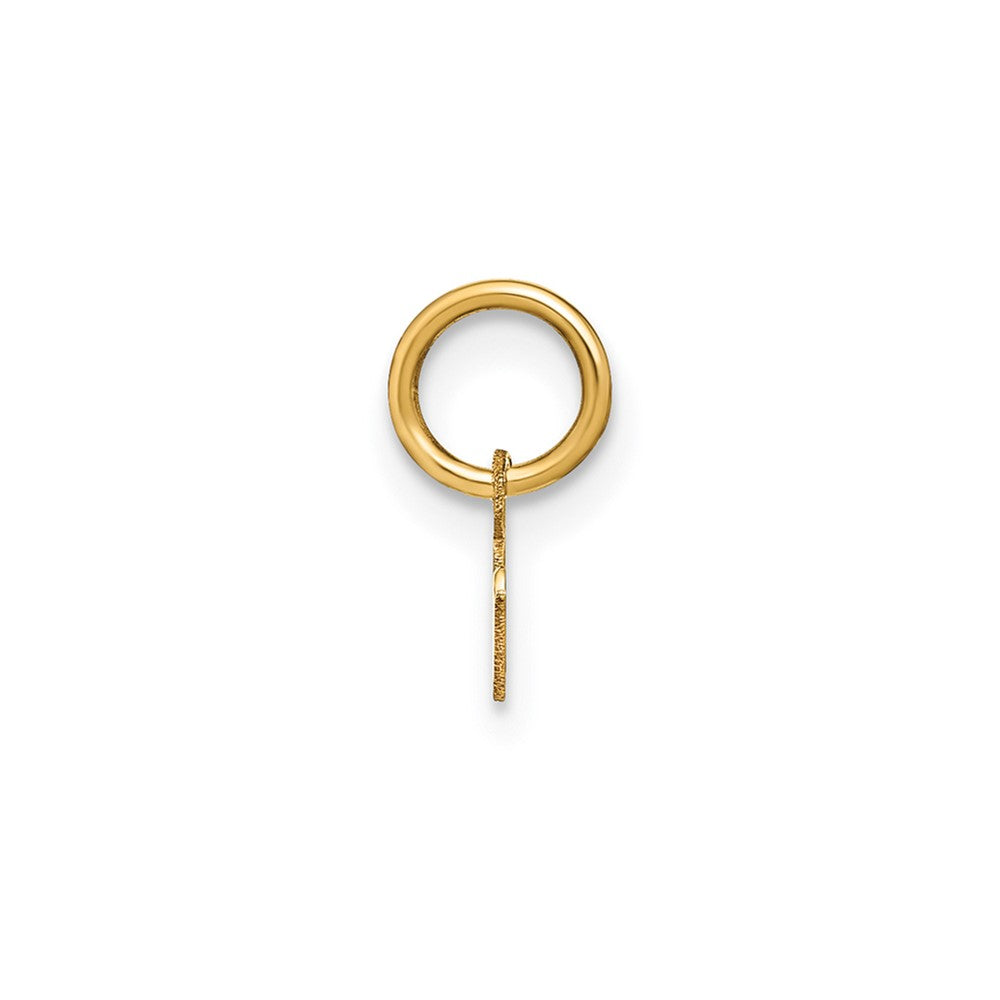 10KY Lower case Letter R Initial Charm