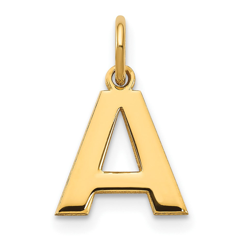 10ky Letter A Initial Pendant