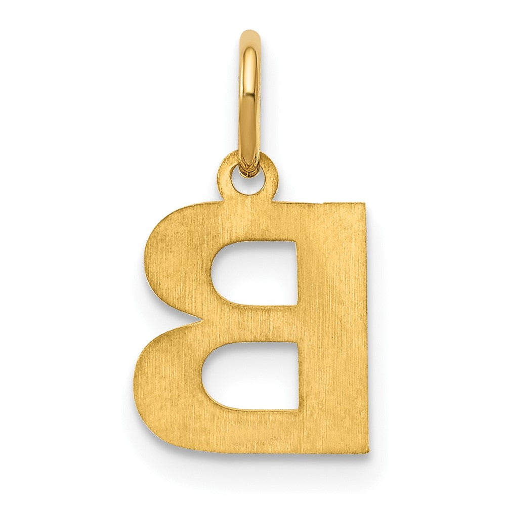 10ky Letter B Initial Pendant