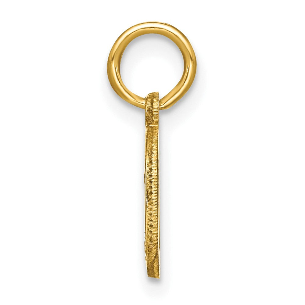 10ky Letter D Initial Pendant