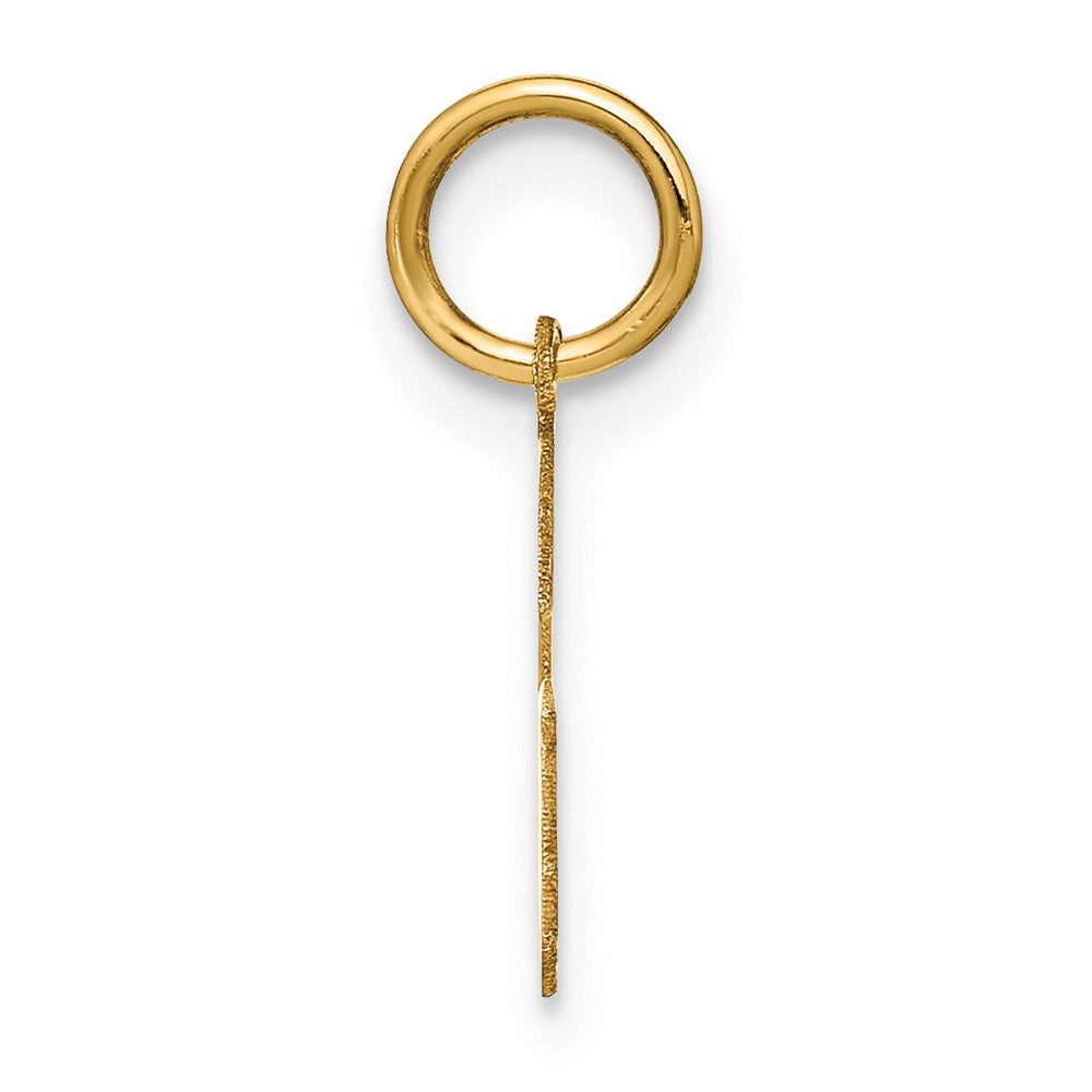 10ky Letter G Initial Pendant