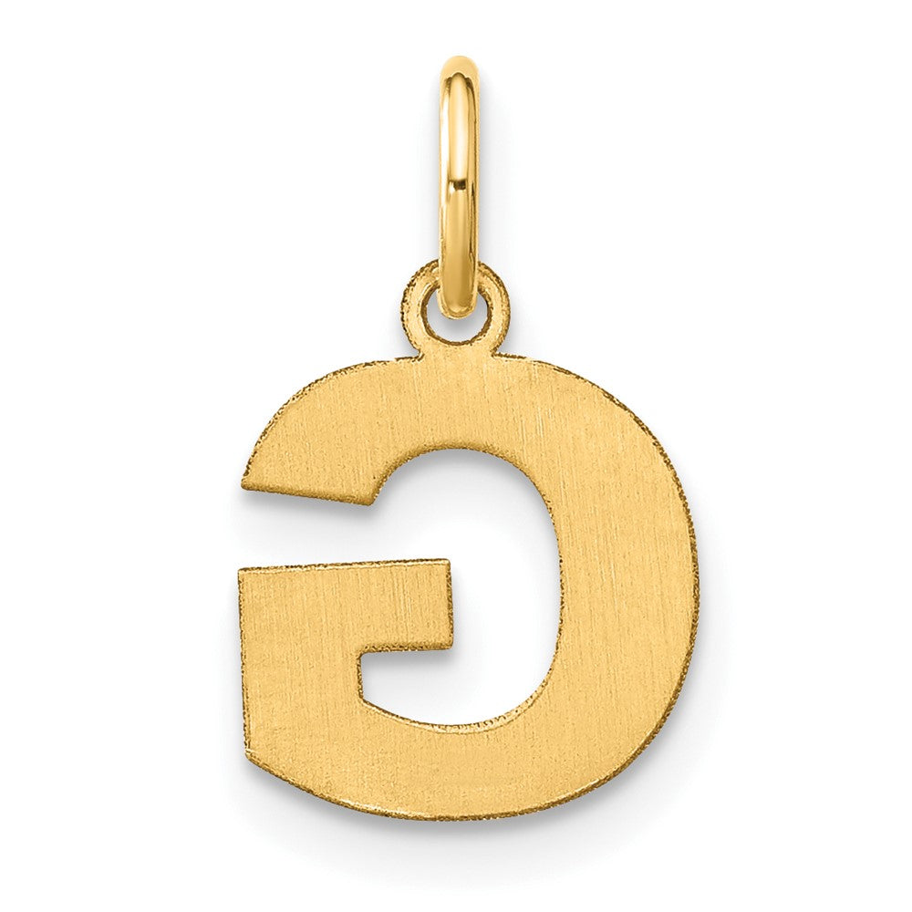 10ky Letter G Initial Pendant