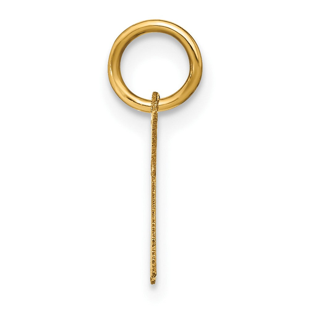 10ky Letter K Initial Pendant