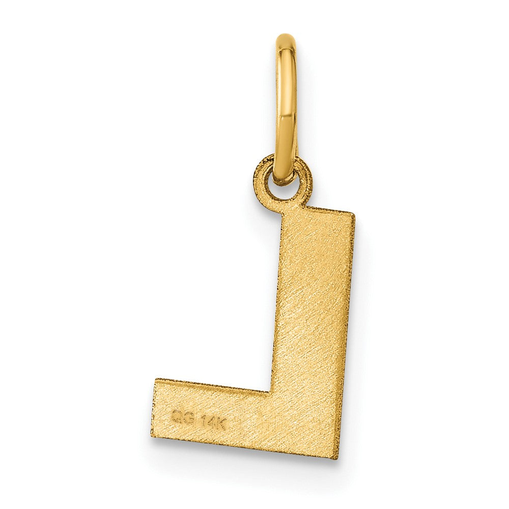 10ky Letter L Initial Pendant
