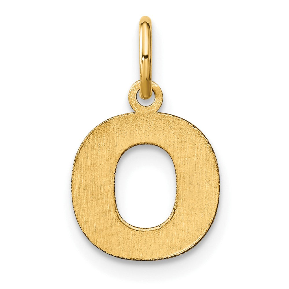 10ky Letter O Initial Pendant
