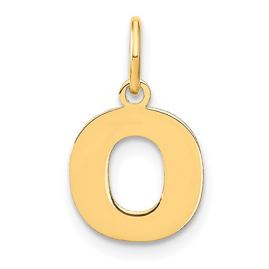 10ky Letter O Initial Pendant