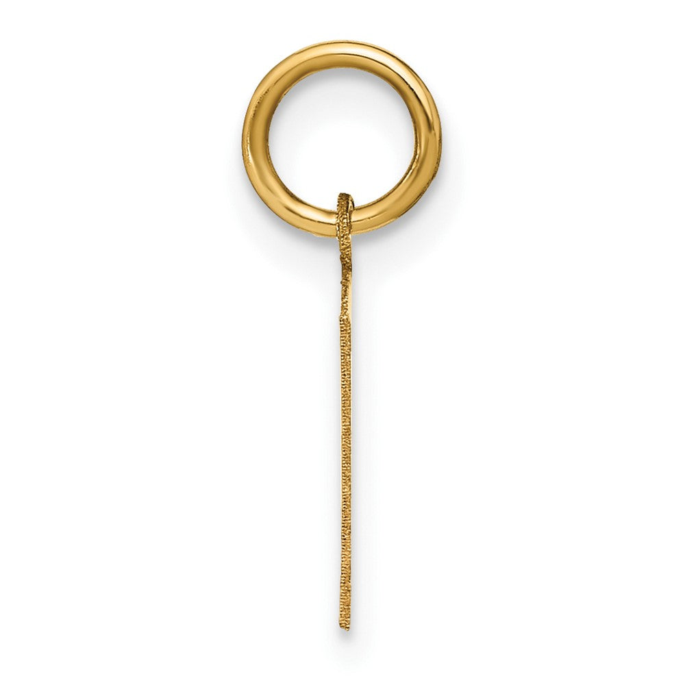 10ky Letter P Initial Pendant
