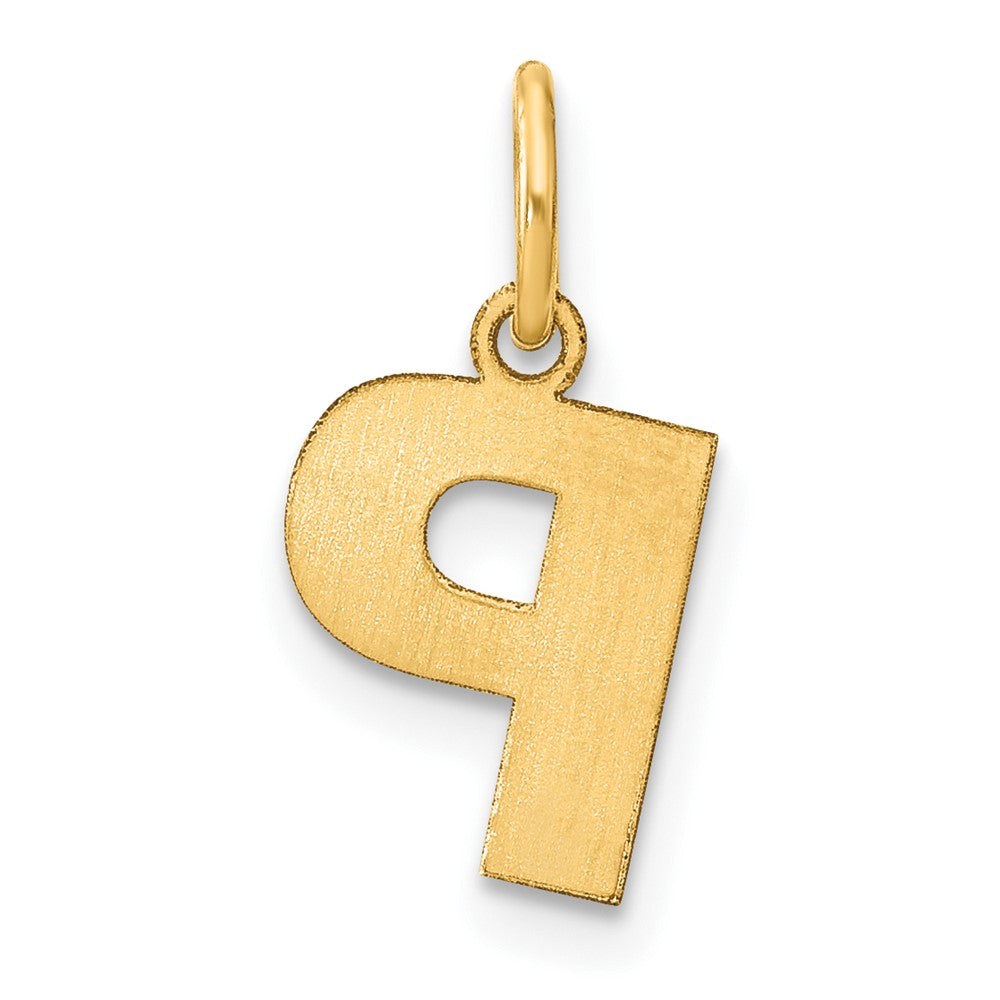 10ky Letter P Initial Pendant