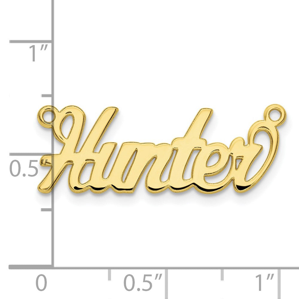 10k Yellow Gold Name Plate