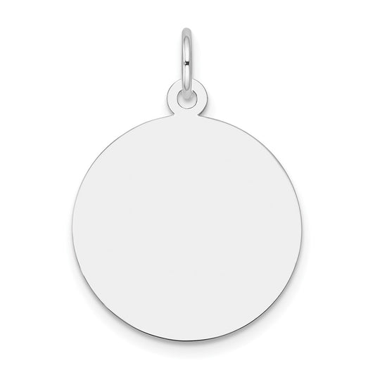 10Kw Plain .018 Gauge Circular Engravable Disc Charm