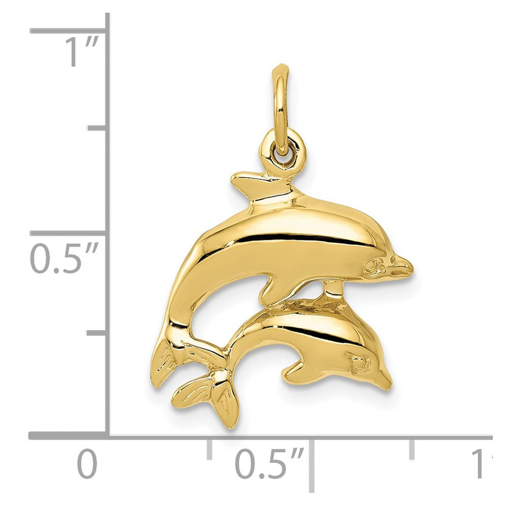 10k Dolphin Charm