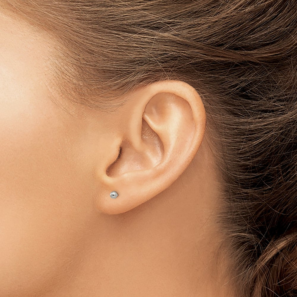 Piercing only Titanium 3mm Ball Post Earrings