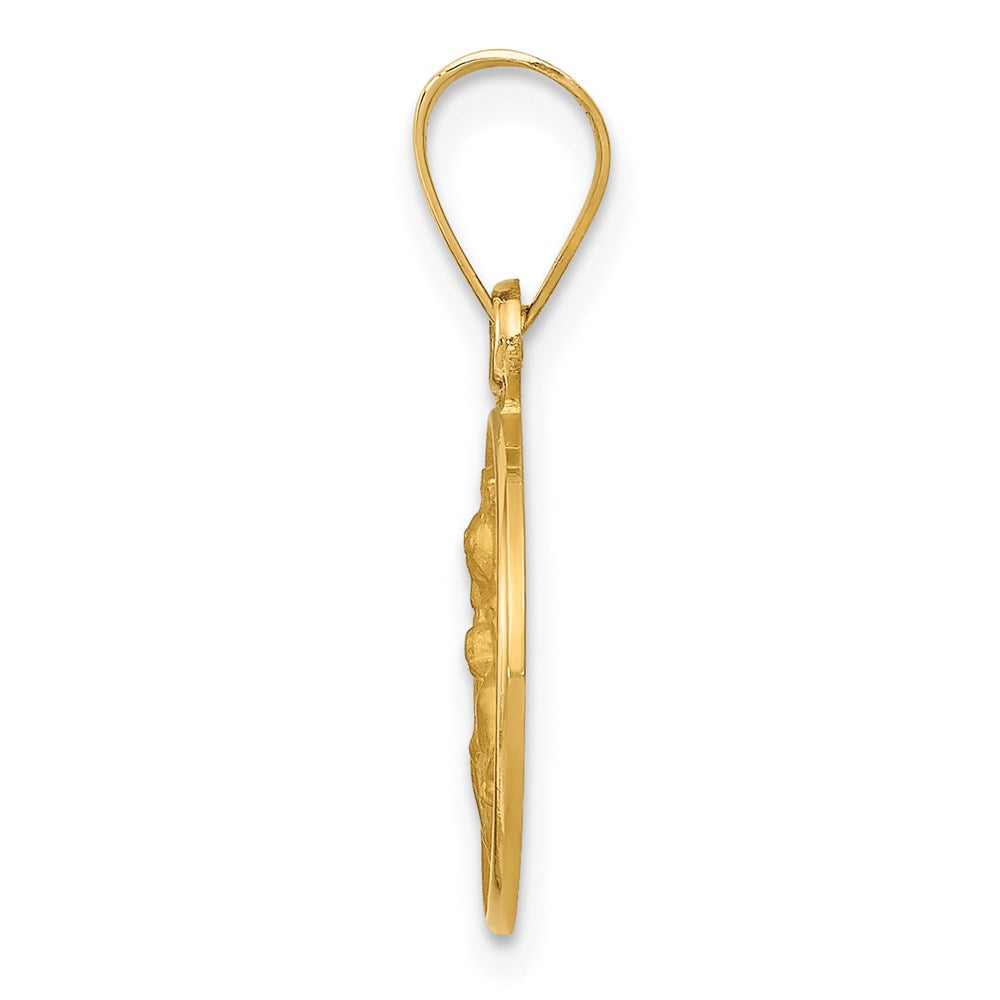 18k Our of Perpetual Help Medal Pendant