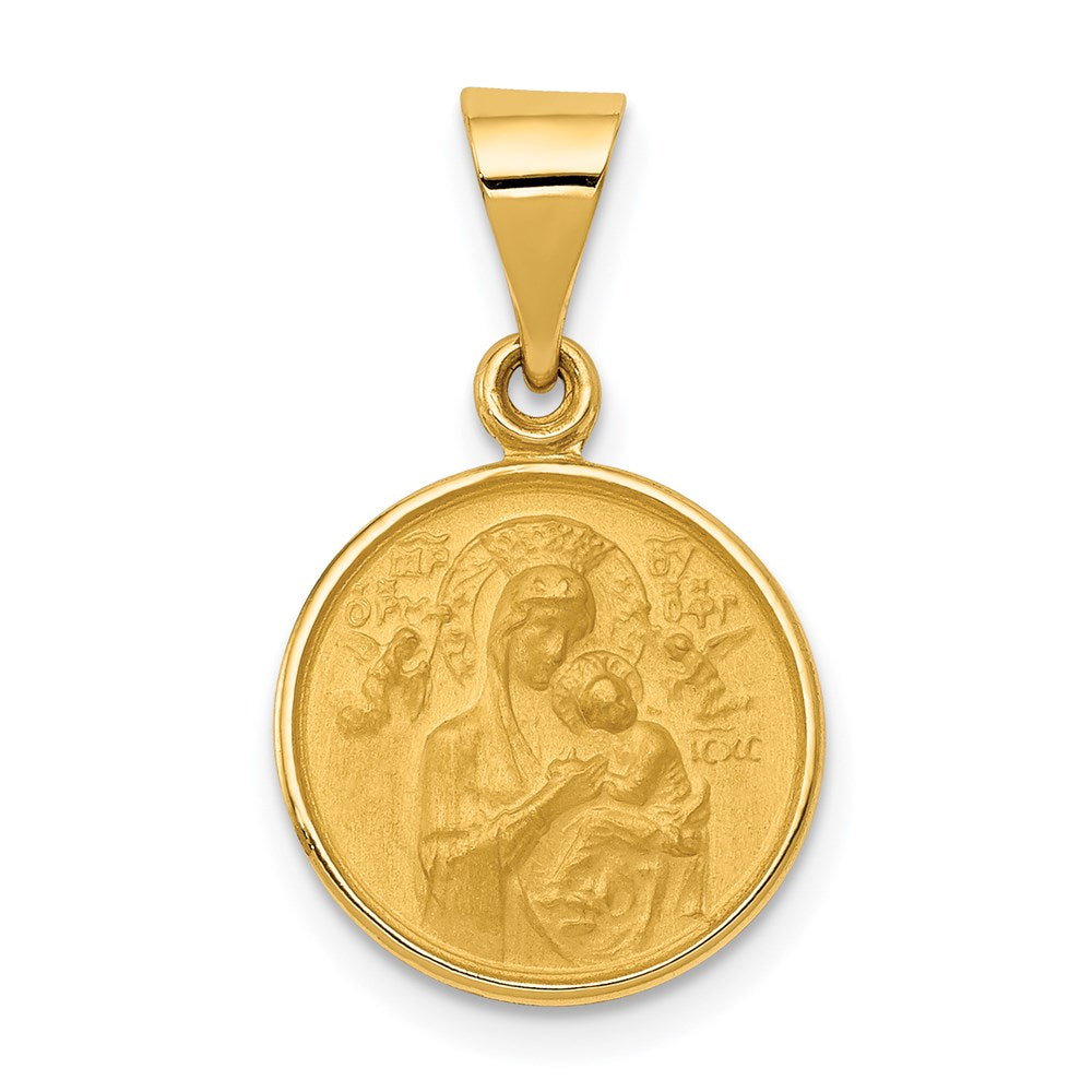 18k Our of Perpetual Help Medal Pendant