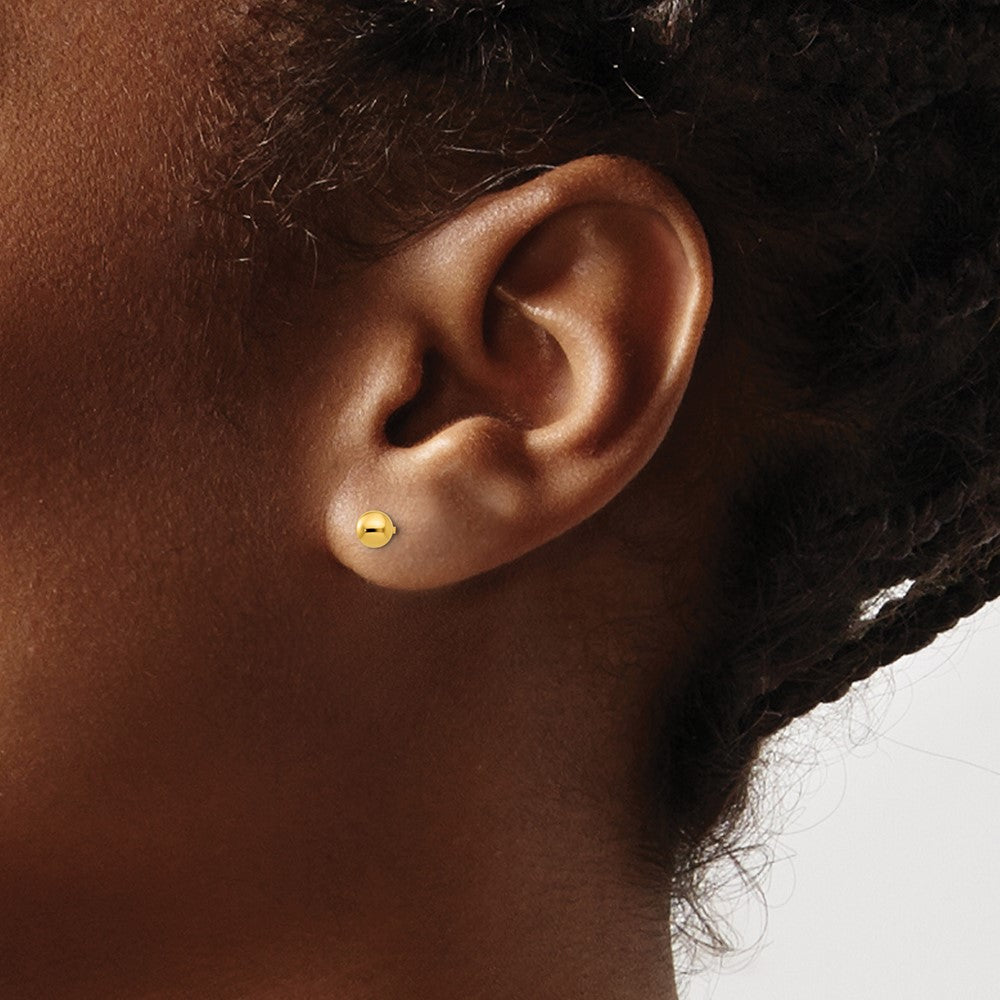 Piercing only 14k 4mm Ball Post Earrings