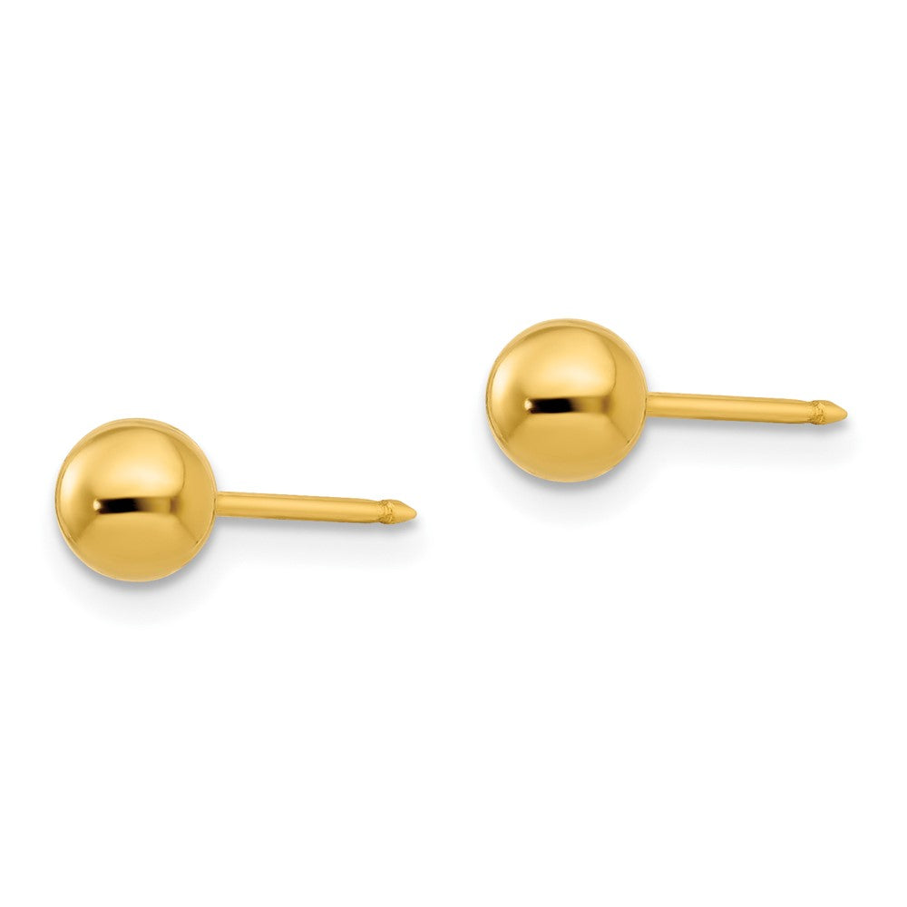 Piercing only 14k 5mm Ball Post Earrings