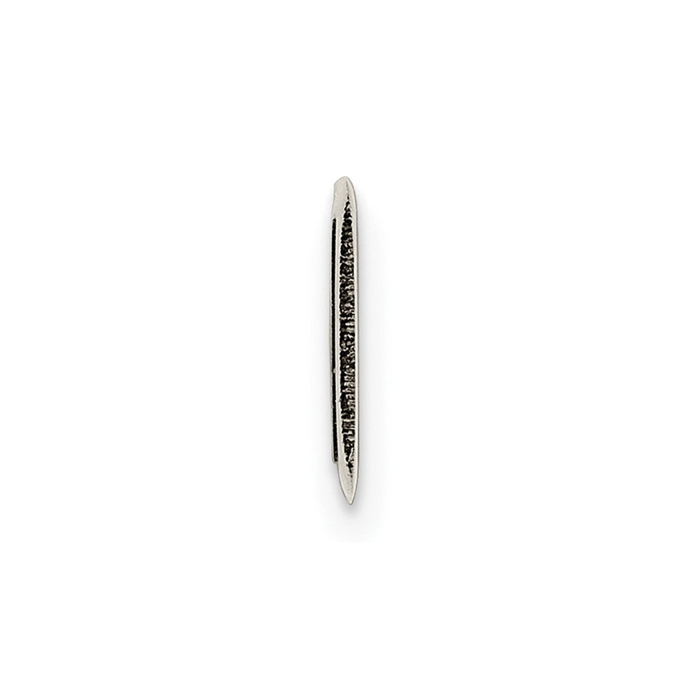 14K WG Polished Medical ID Ctr Plate # 816