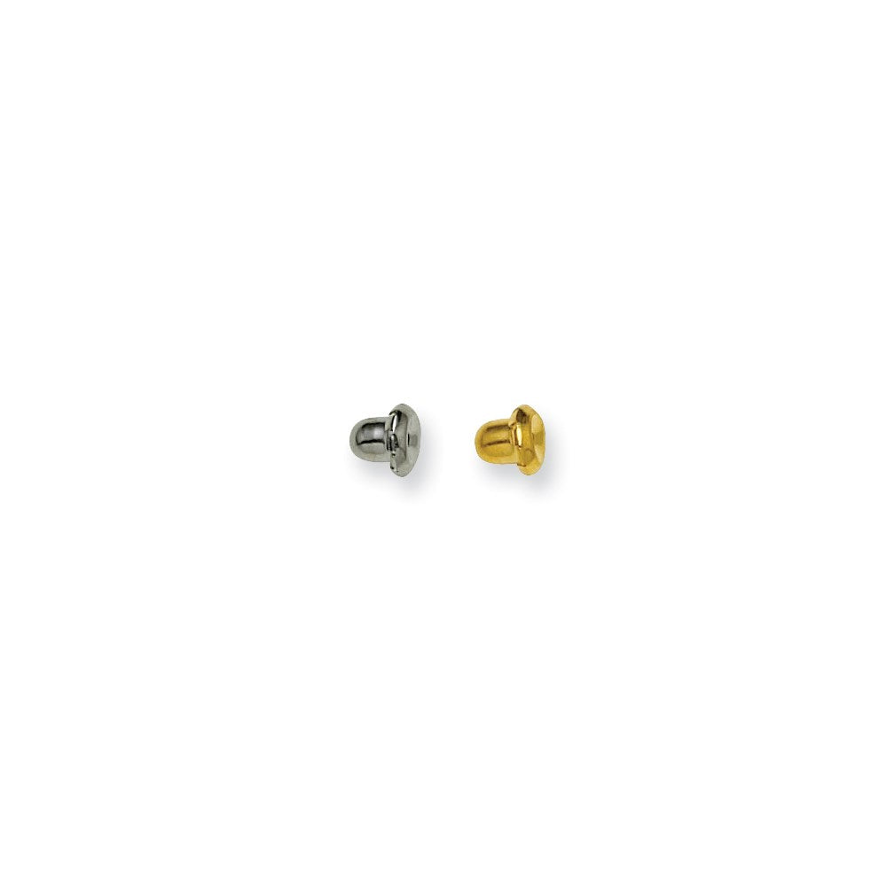 Piercing only 6 pair (3Gold-plated, 3 316-Stainless Steel) Clutches