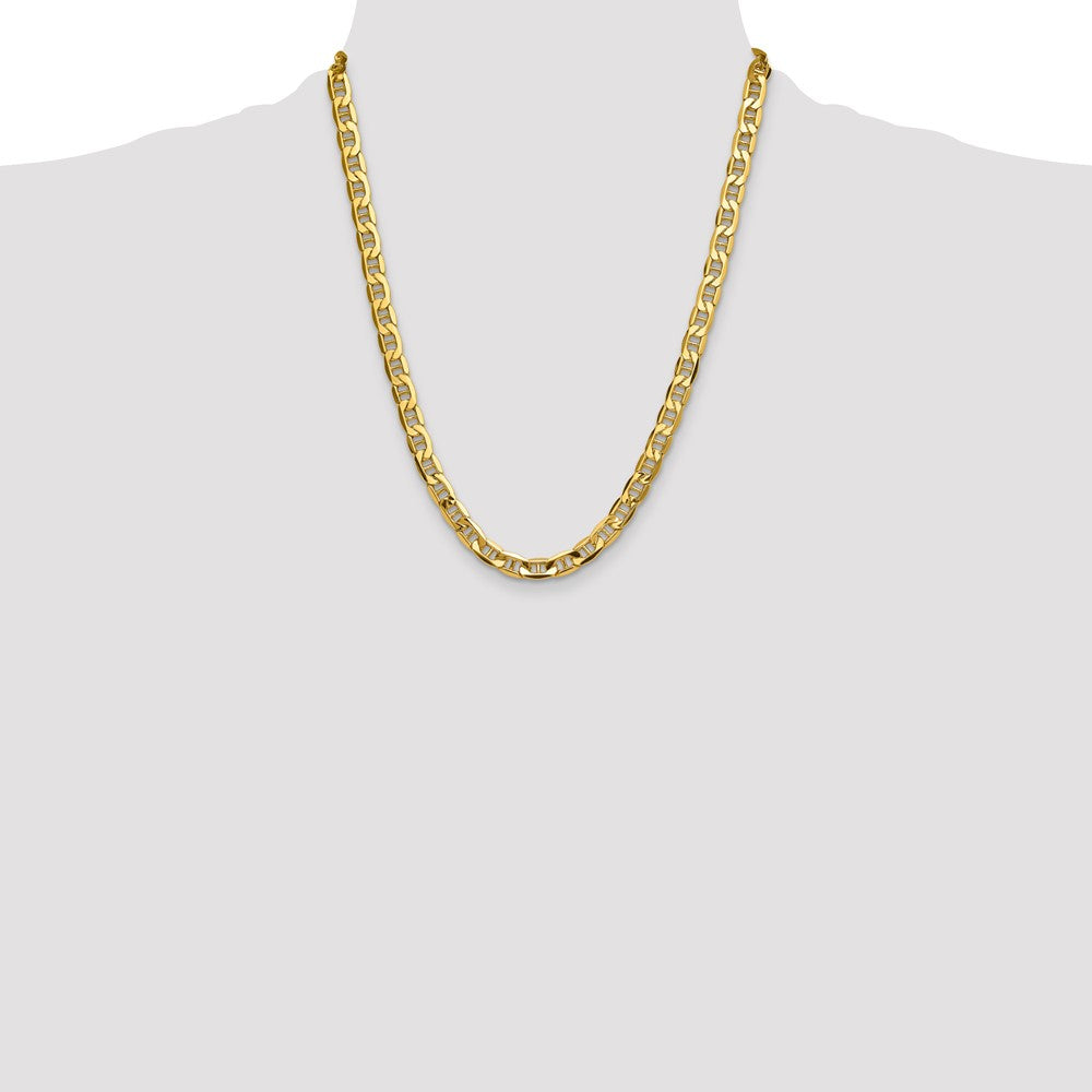 14k 8.25mm Semi-Solid Anchor Chain