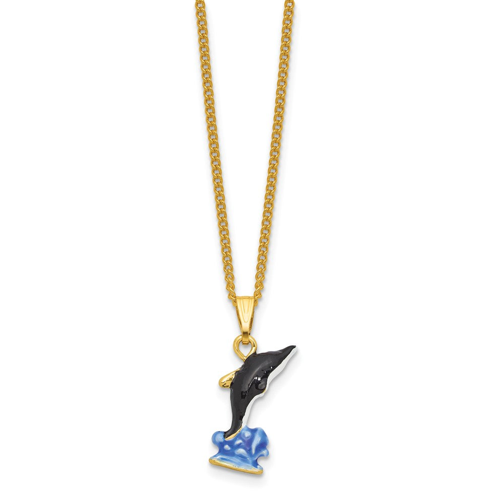 Luxury Giftware Bejeweled BLADE Swordfish Trinket Box with Matching 18 inch Necklace