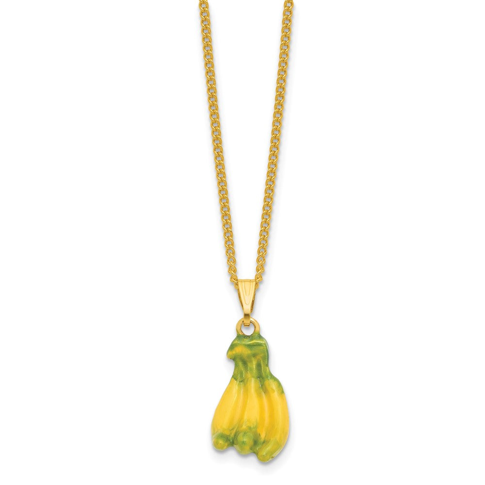 Luxury Giftware Bejeweled GO BANANAS Banana Trinket Box with Matching 18 inch Necklace