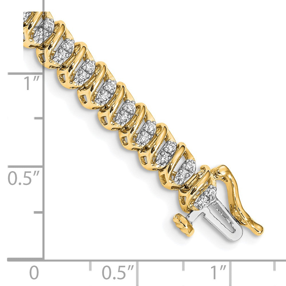 14k Diamond Bracelet