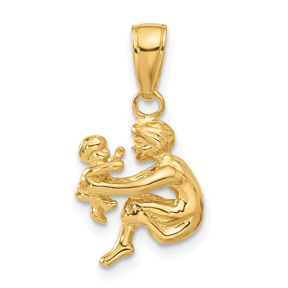 14k Mother holding Pendant