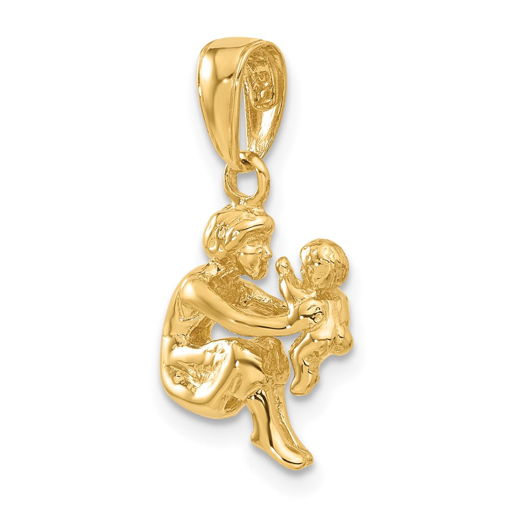 14k Mother holding Pendant