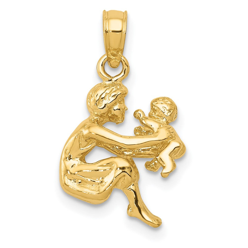 14k Mother holding Pendant