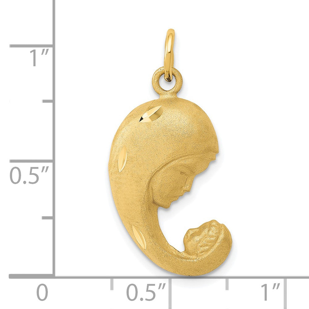 14k Mother and Charm