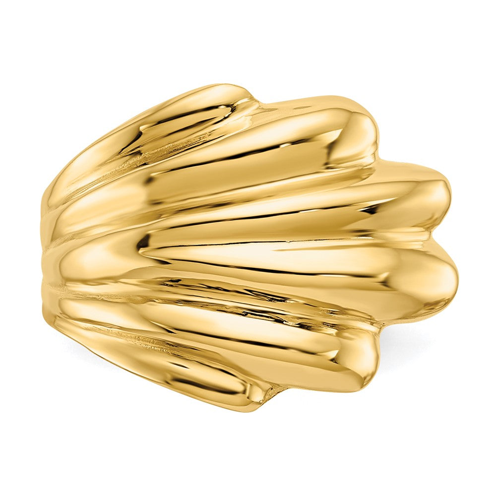 14k High Polished Dome Ring