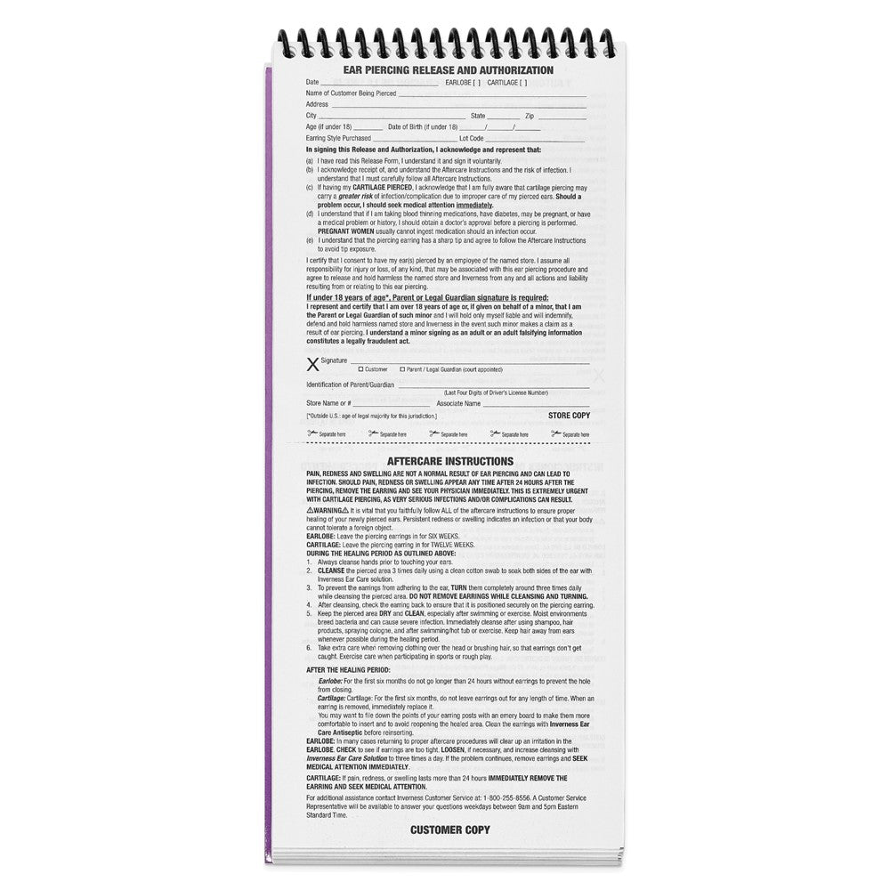 Piercing only Release Book