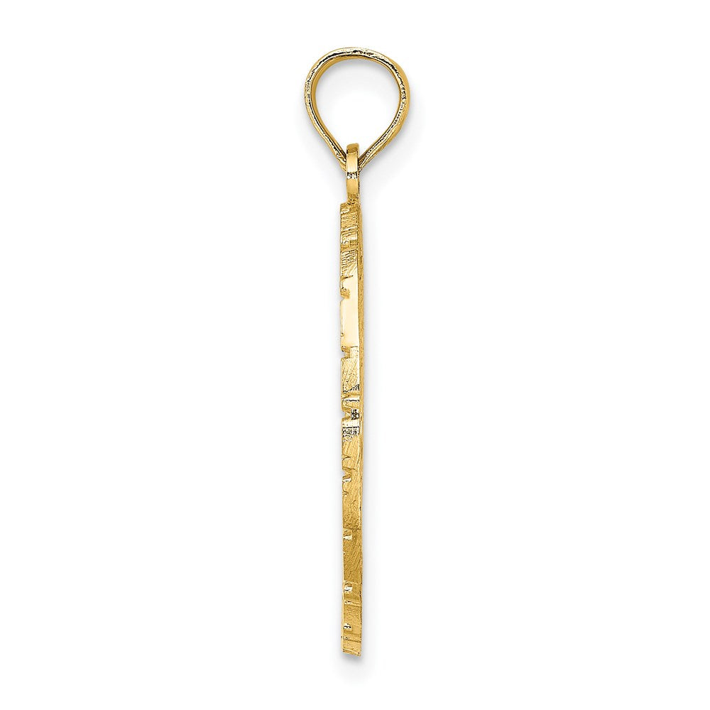 14k JAMAICA w/Bird and Flowers Charm