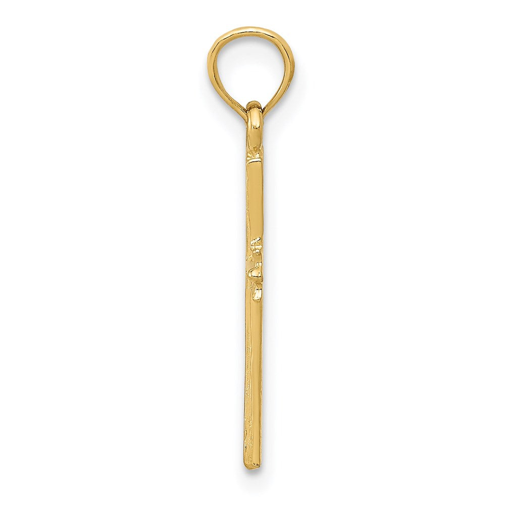 14K Cross Pendant
