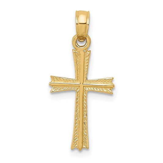 14K Cross Pendant