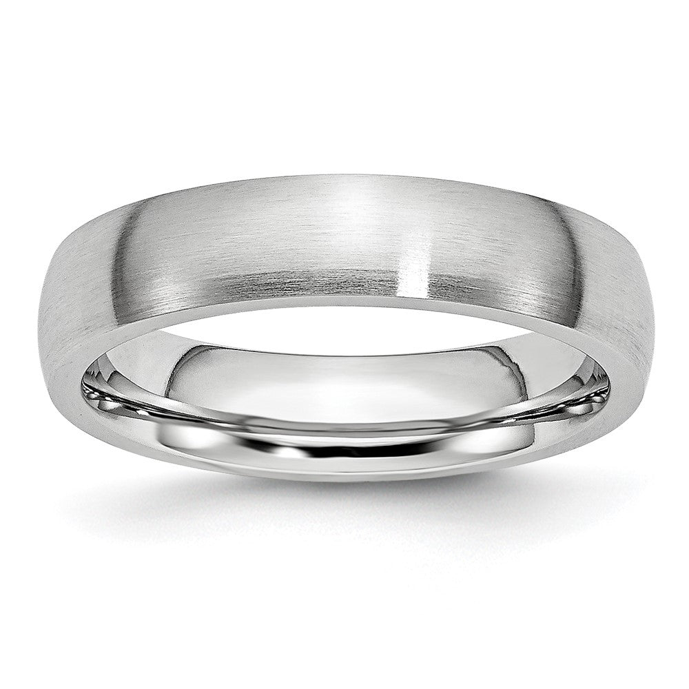 Chisel Cobalt Satin 5mm Half Round Band