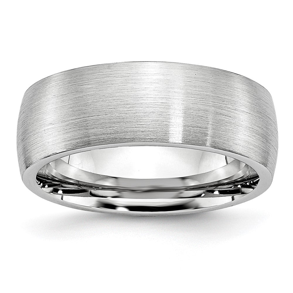 Chisel Cobalt Satin 8mm Half Round Band